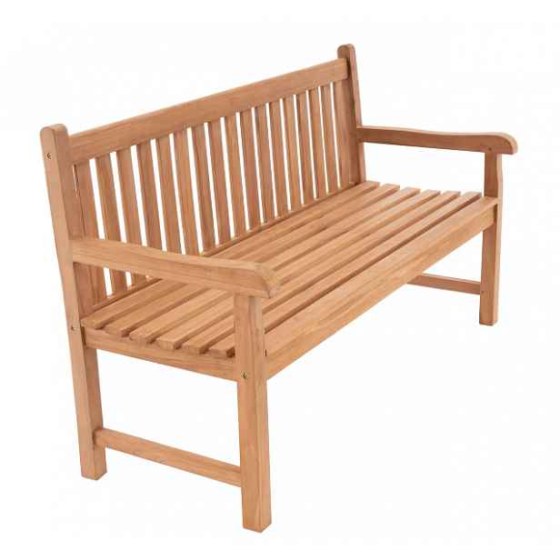 Divero 34977 Zahradní lavice 3-místná masiv 150 cm