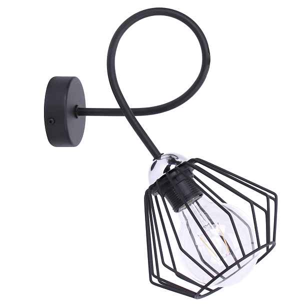 Moderní nástěnná lampa Loft z drátu Loft