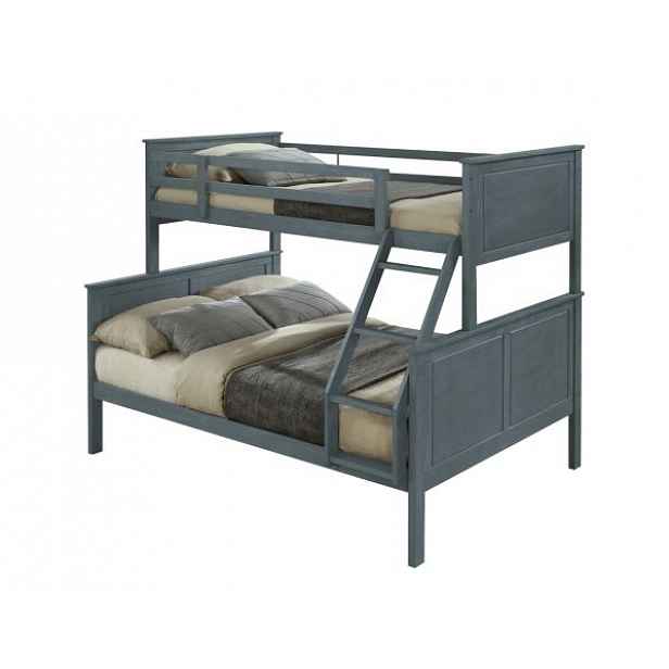 Patrová rozložitelná postel 90/140x200, šedá
