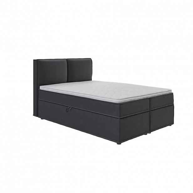 S-Style POSTEL BOXSPRING 140/200 cm Eclipse z grafitového mikrovlákna