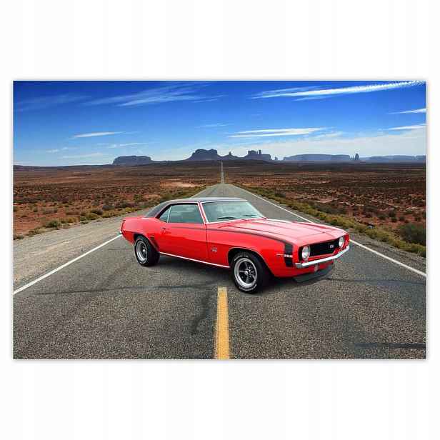 Plakáty 200x135 Červený Chevrolet Ss