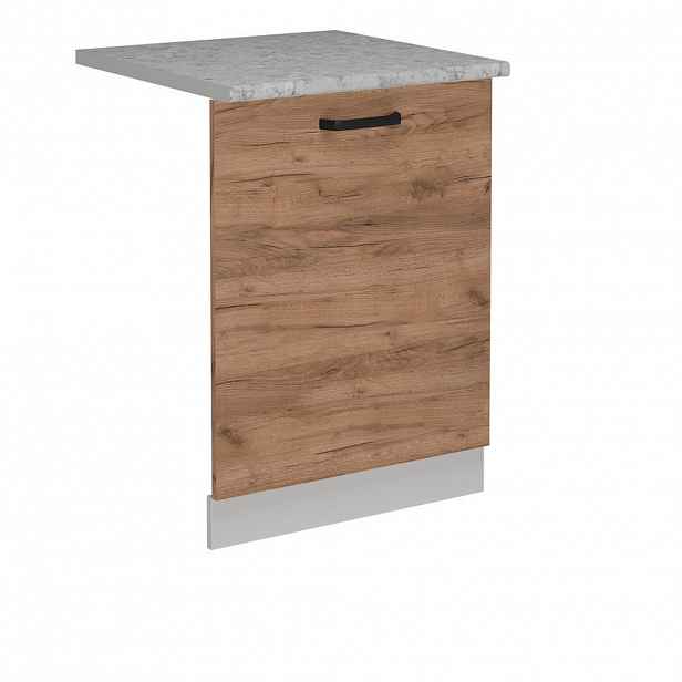 Vicco ČELNÍ PANEL MYČKY R-Line Zlatý mocný dub 60 cm s pracovní deskou