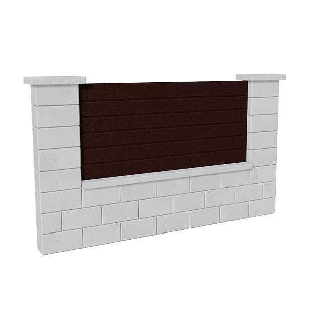 Výplň plotová DEKMETAL CANTO MIC82 corten dark