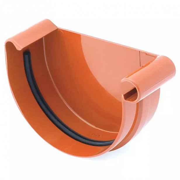 Žlabové čelo pravé 125 mm Bryza cihlová