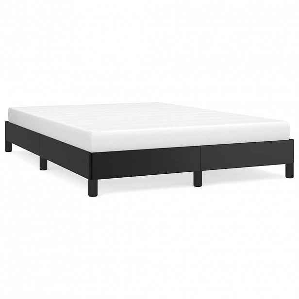 vidaXL Rám postele černá 140 x 200 cm umělá kůže