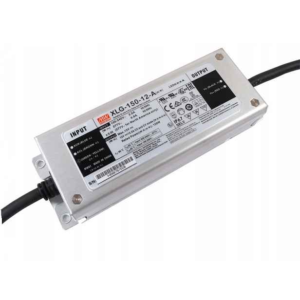 Led zdroj Mean Well IP67 12V 12,5A 150W XLG-150-12-A