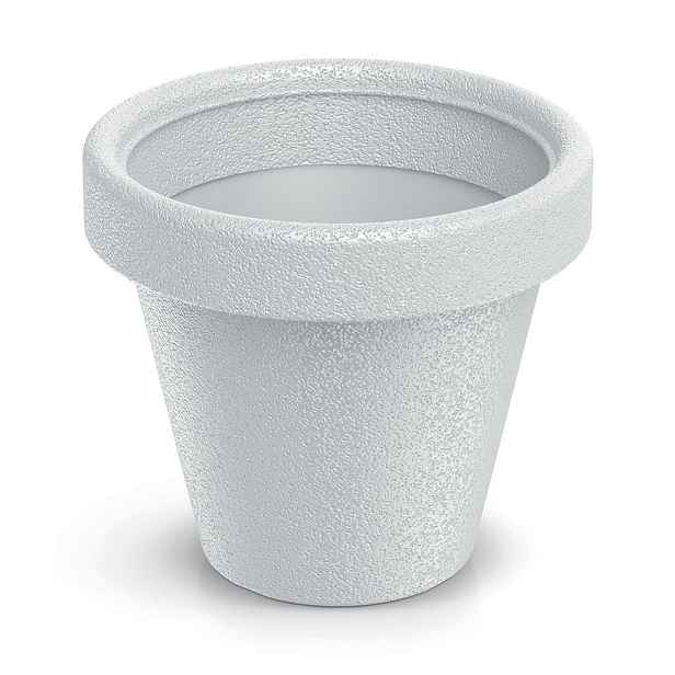 Prosperplast Plastový květináč ORIGINAL bílý matný, varianta 39 cm