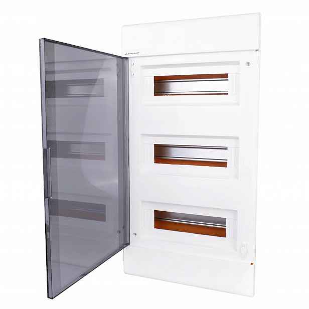 Rozvaděč Elektrický Podomítkový Box 3x12 36 Abs Pc N+pe IP40 Bílý