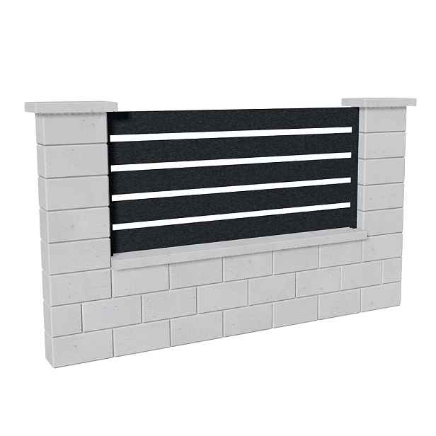 Výplň plotová DEKMETAL TAVOLA 2G43A anthracite grey