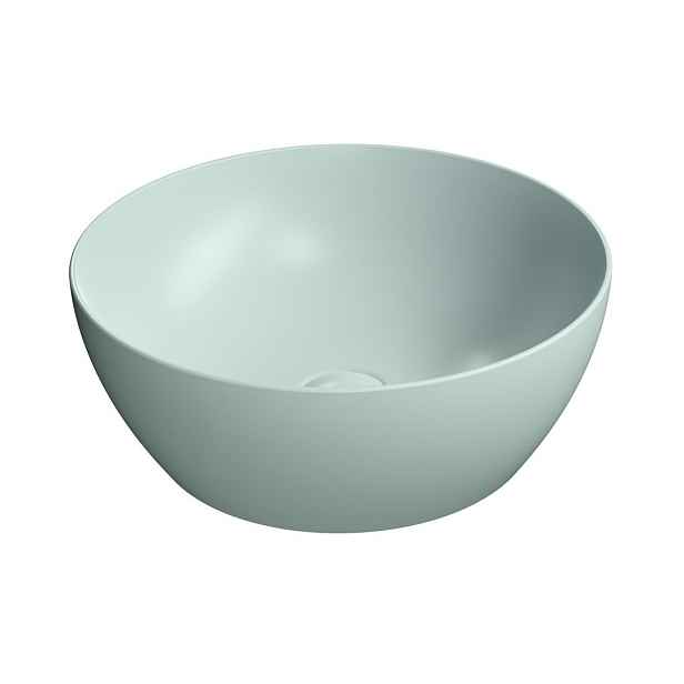 GSI PURA keramické umyvadlo na desku, průměr 42cm, ghiaccio mat