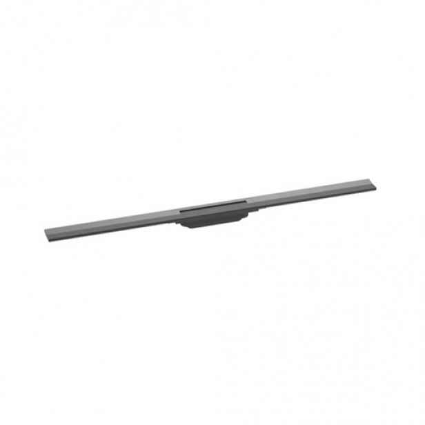 Hansgrohe RainDrain Flex sprchový žlab 100 cm nerez kartáčovaný černý chrom 56046340