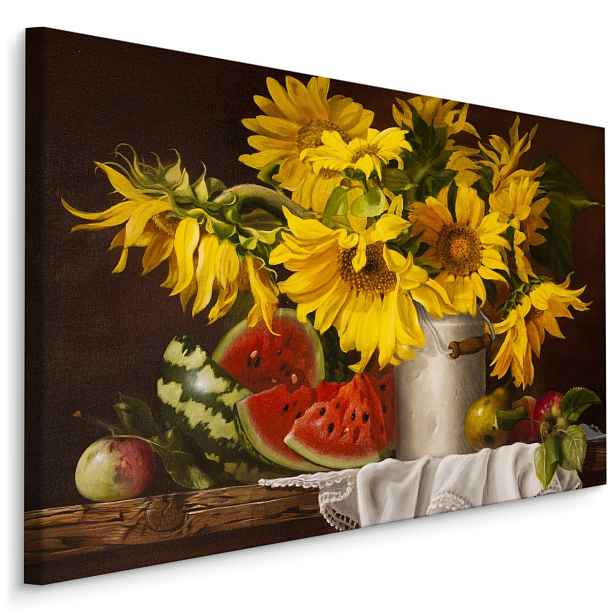 Plátno Slunečnice S Ovocem Varianta: 40x30