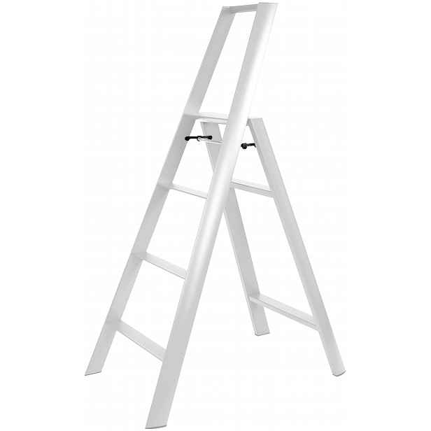 Schůdky velké, 4 schody, bílé - Lucano