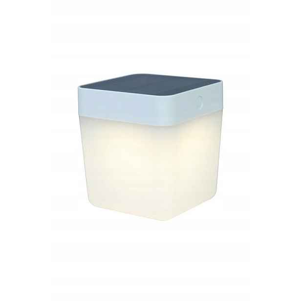 Venkovní zahradní terasová Led solární stolní lampa malá 3000K Lutec
