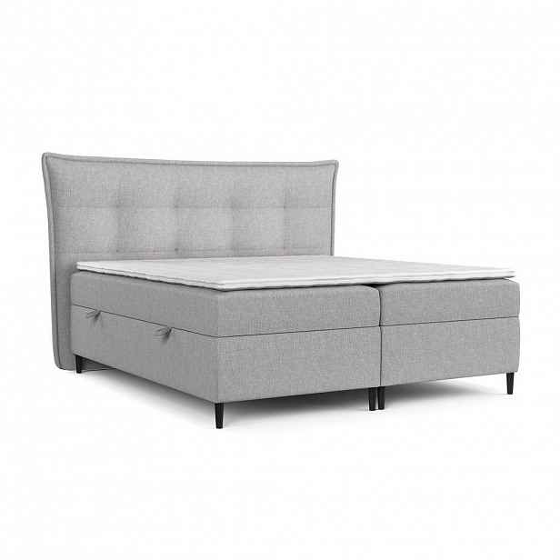 AltaBeds POSTEL BOXSPRING LAS PALMAS 180/200 cm Šedobéžová