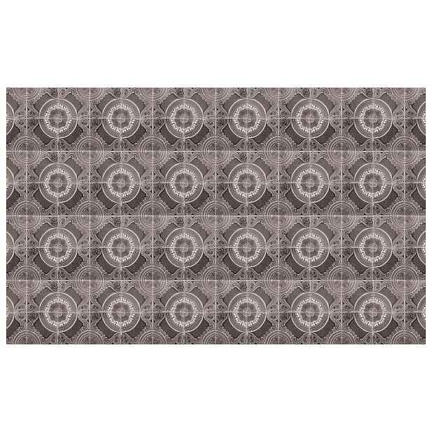 Fototapeta Geometrické kruhy a čtverce šedá minimalismus 208x146 lepidlo
