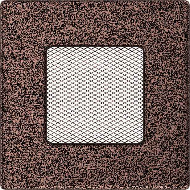 Ventilační mřížka do krbu 11x11 měděná