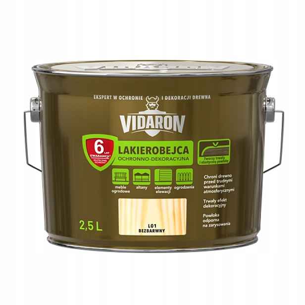 Vidaron Ochranný Lak 2,5 L Bezbarvý