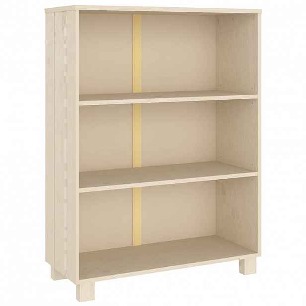 vidaXL Knihovna HAMAR medově hnědá 85 x 35 x 112 cm masivní borovice