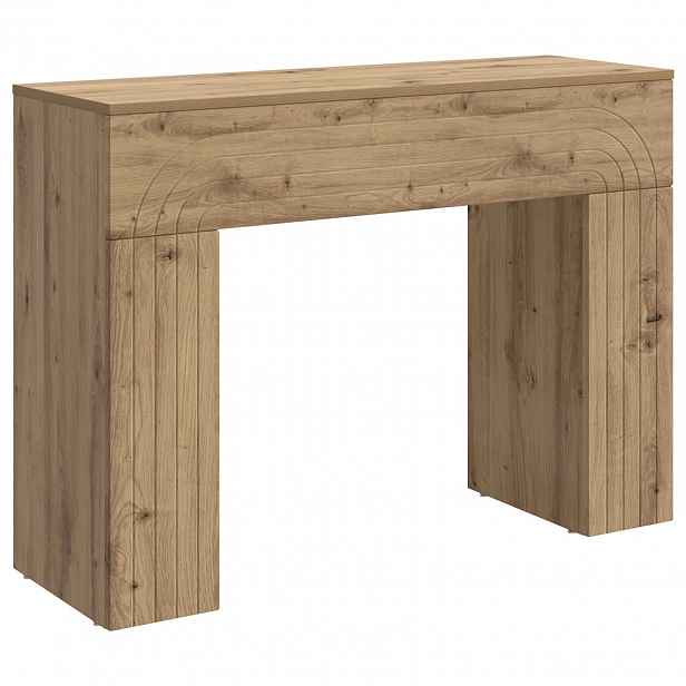 vidaXL Konferenční stolek Dub artisan 102 x 35 x 75 cm