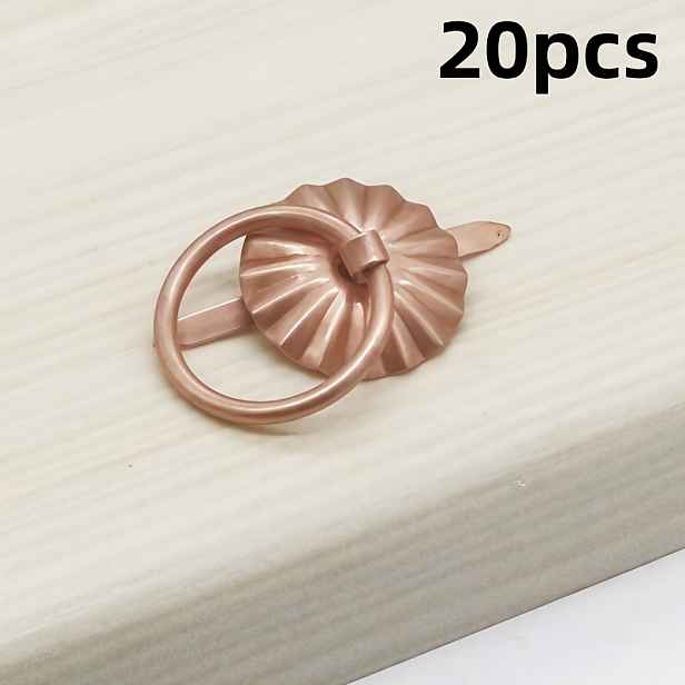 TEMU 12/20 ks Starožitné slunečnicové miniaturní plechové knoflíky, vintage kroužkové úchytky, DIY šperkovnice, úchytky na zásuvky a skříňky,