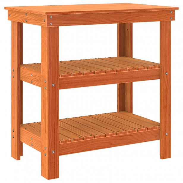 vidaXL Pracovní stůl 78,5 x 50 x 80 cm Masivní borovicové dřevo
