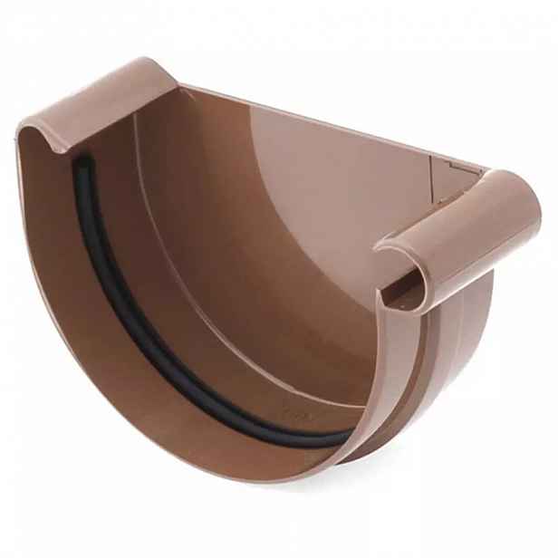 Žlabové čelo pravé 150 mm Bryza hnědá