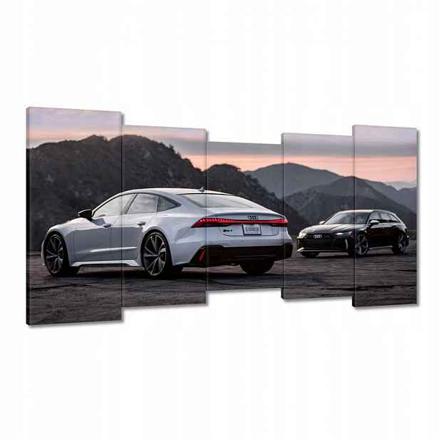 Obrazy 150x80 Bílé Audi RS7 Auto