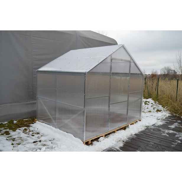 Skleník DOMIK 2,6x2 m polykarbonát Lanitplast