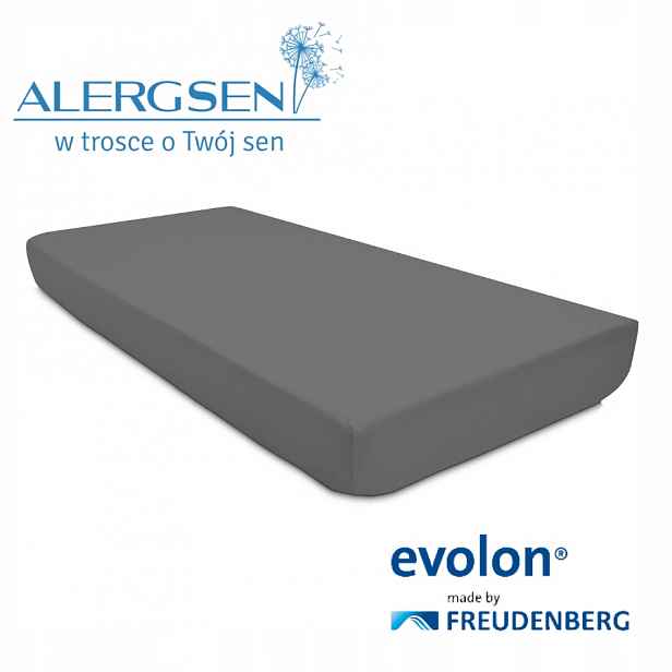 Antialergické protiroztočové Prostěradlo na gumičce Evolon Gray 160x200x20