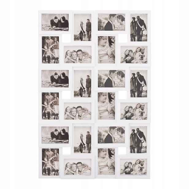 Foto-rámeček Na Fotografie Bílá Fotogalerie Sada 24 Kusů Multirama 86x57 cm