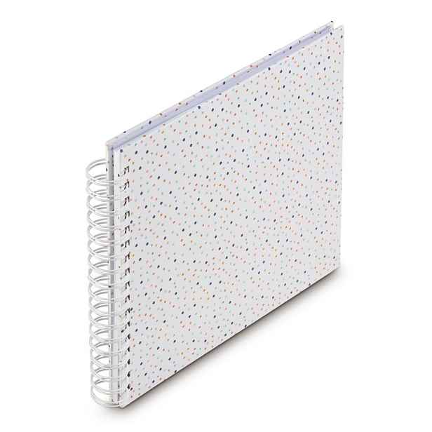 Hama album klasické spirálové CONFETTI 28x24 cm, 50 stran