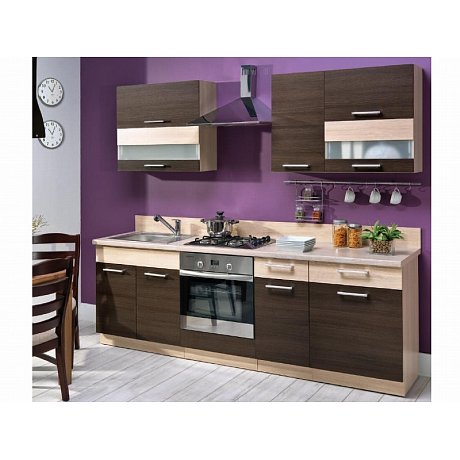 Kuchyně MODENA 240/180 cm, rijeka tmavá