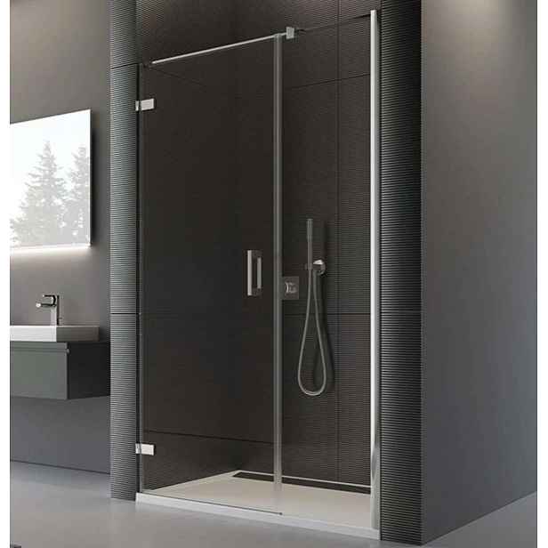 RONAL Pur - Sprchové dveře výklopné 160 cm, levé, chrom/čiré sklo PU31PGSM21007