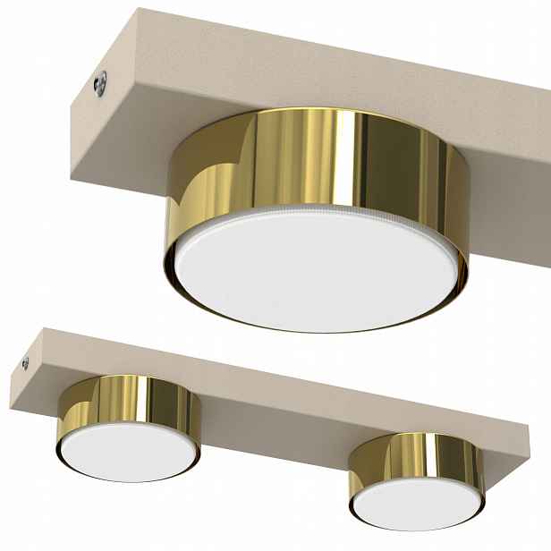 Stropní Svítidlo Stropní Svítidlo Led Loft GX53 Kaszmir Gold Polská Dekorativní Lampa 2 body