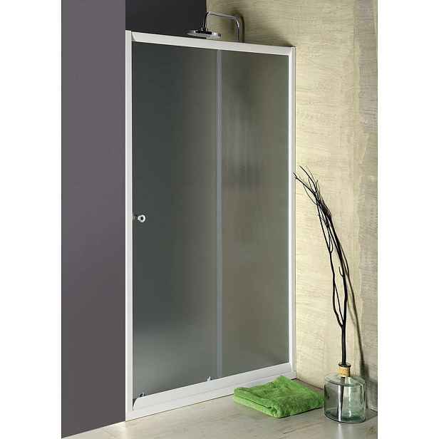 Aqualine - Sprchové dveře posuvné 110 cm, matné sklo BTS110