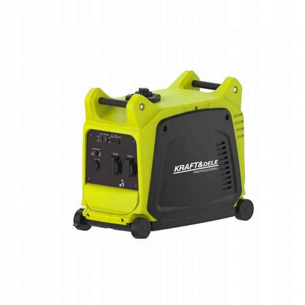 Jednofázový přenosný generátor Kraft&Dele 3300 W benzín