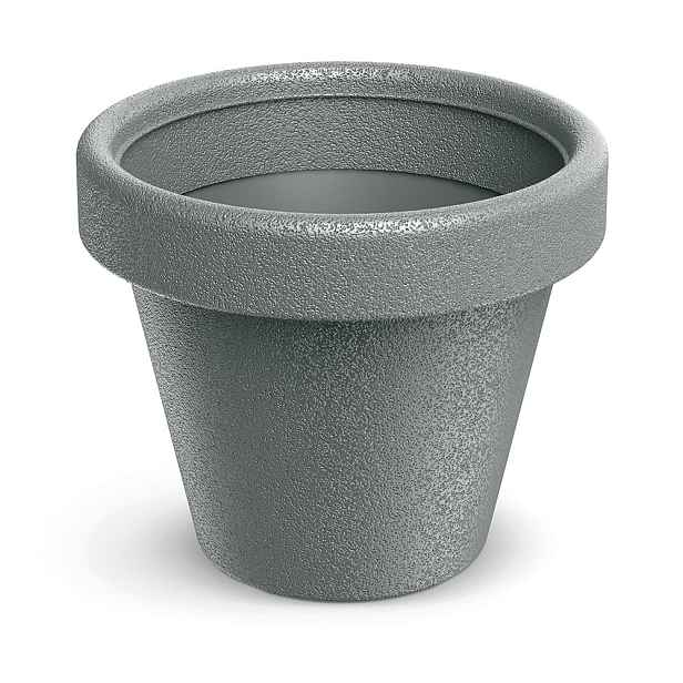 Prosperplast Plastový květináč ORIGINAL šedý matný, varianta 39 cm