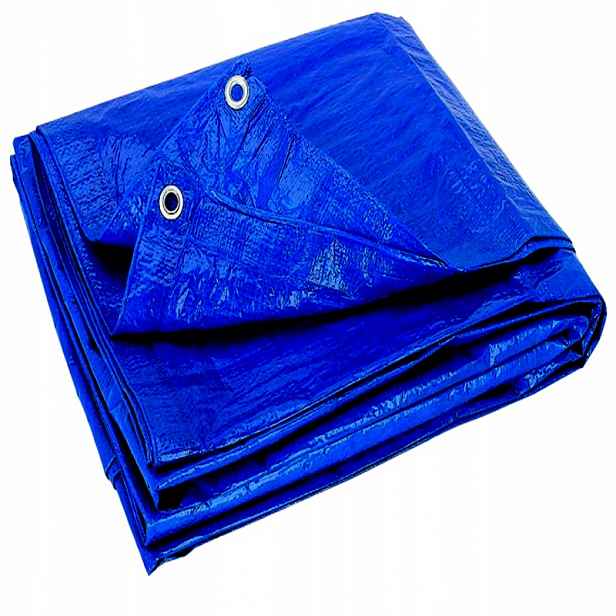 Zesílená plachta 10 × 15 m modrá – 75 g/m²