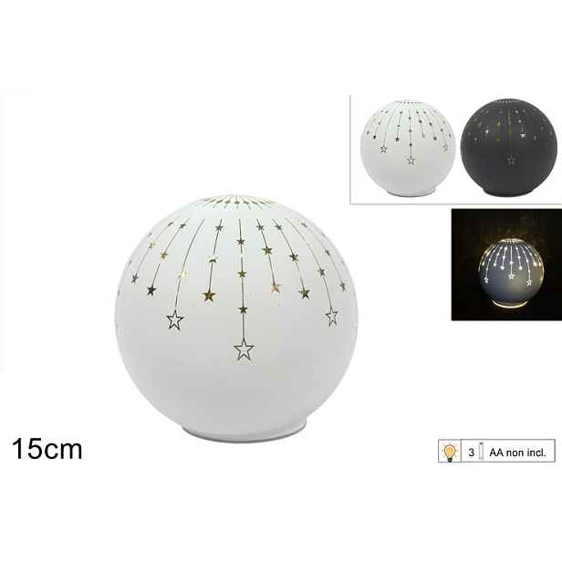 PROHOME - Dekorace koule LED 15cm různé barvy