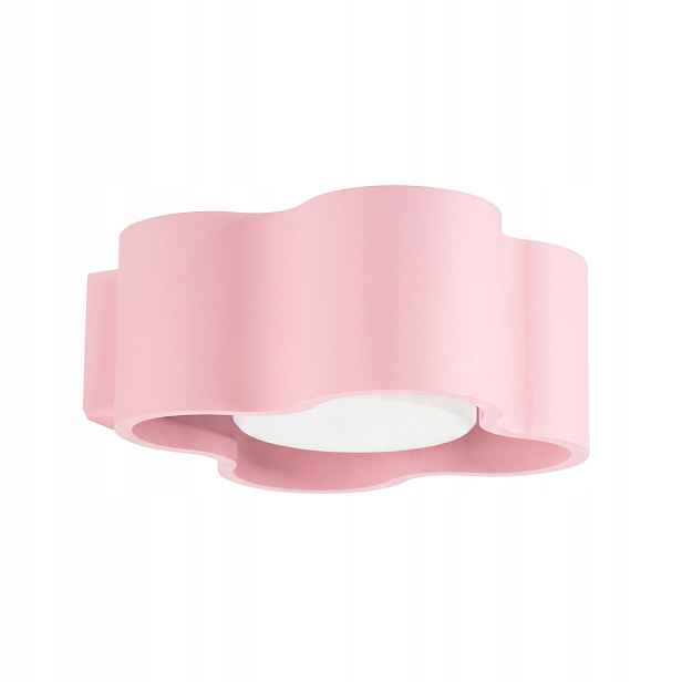 Sollux Lighting nástěnné svítidlo Ovio růžová obláček 1xGX53 10W IP20
