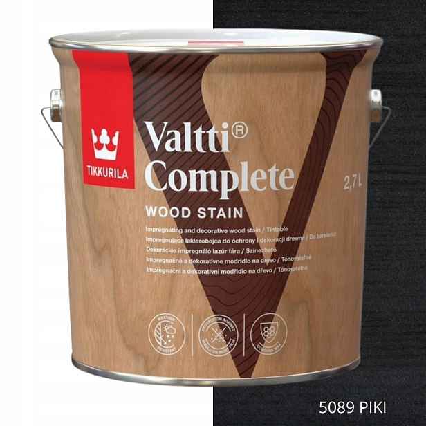 Tikkurila Laková Obruba Valtti Complete 2,7 L Barva 5089 Píků