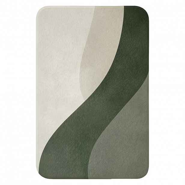 OnlyWow WC PŘEDLOŽKA Japonsko - Zelená - Abstraktní - Moderní 40x60 cm