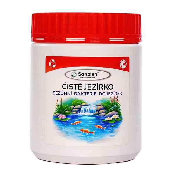 Sanbien Čisté jezírko 1 kg – sezónní bakterie do jezírek a rybníčků
