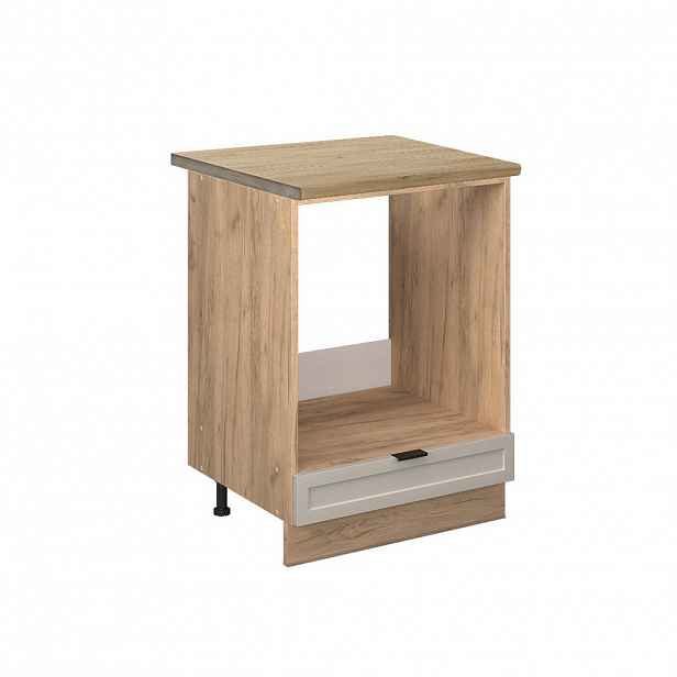 Vicco SKŘÍŇKA NA VESTAVĚNOU TROUBU Fame-Line GreyBeige 60 cm , PD Dub