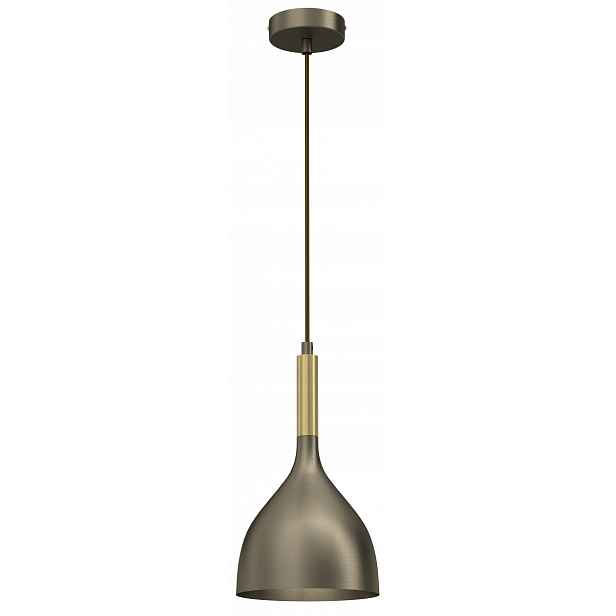 Závěsná lampa Noak Zlatá Šedá Kovová elegantní loftová dekorace