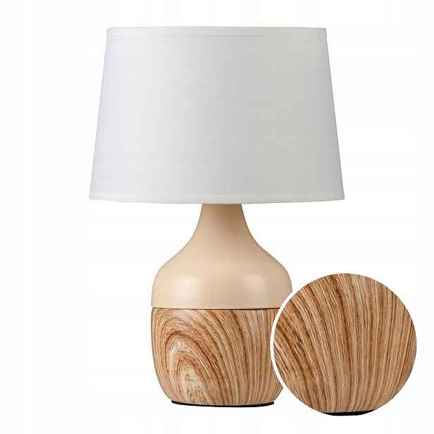 Keramická stolní lampa Béžová Skandinávská E14 Yvette Rabalux