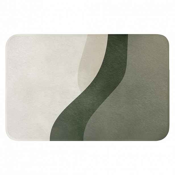 OnlyWow WC PŘEDLOŽKA Japonsko - Zelená - Abstraktní - Moderní 60x40 cm