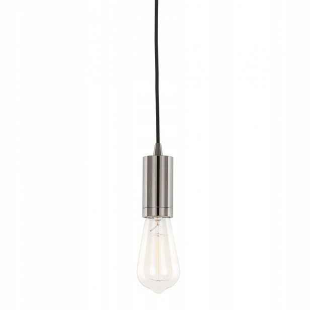 Pendant Závěsná lampa z hliníku Černá Čistý design Kancelář Moderna Italux