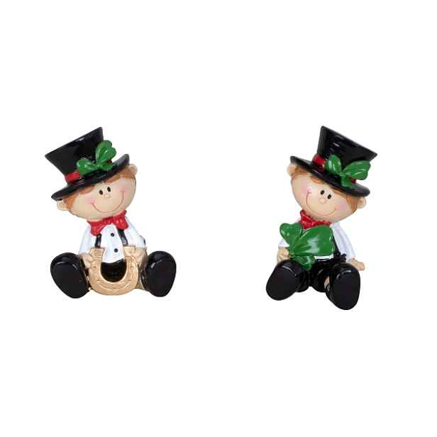 PROHOME - Kominíček sedící 8cm různé druhy